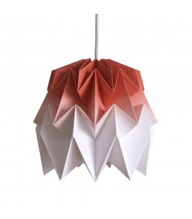 Lampa origami Kiki gradient maro cinnamon - S