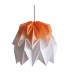Lampa origami Kiki gradient portocaliu - S