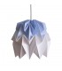 Lampa origami Kiki gradient albastru - S