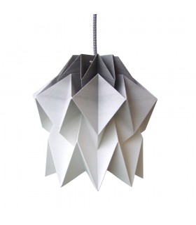 Lampa origami Kuki gradient carbune - S