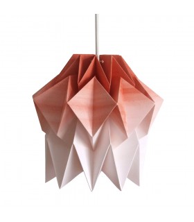 Lampa origami Kuki gradient maro cinnamon - Marime S