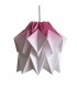 Lampa origami Kuki gradient violet - Marime S