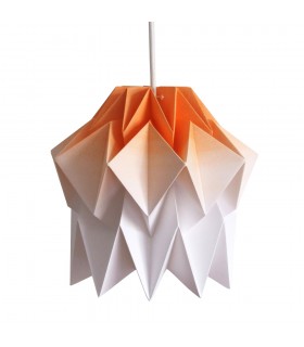 Lampa origami Kuki - gradient portocaliu - Marime S