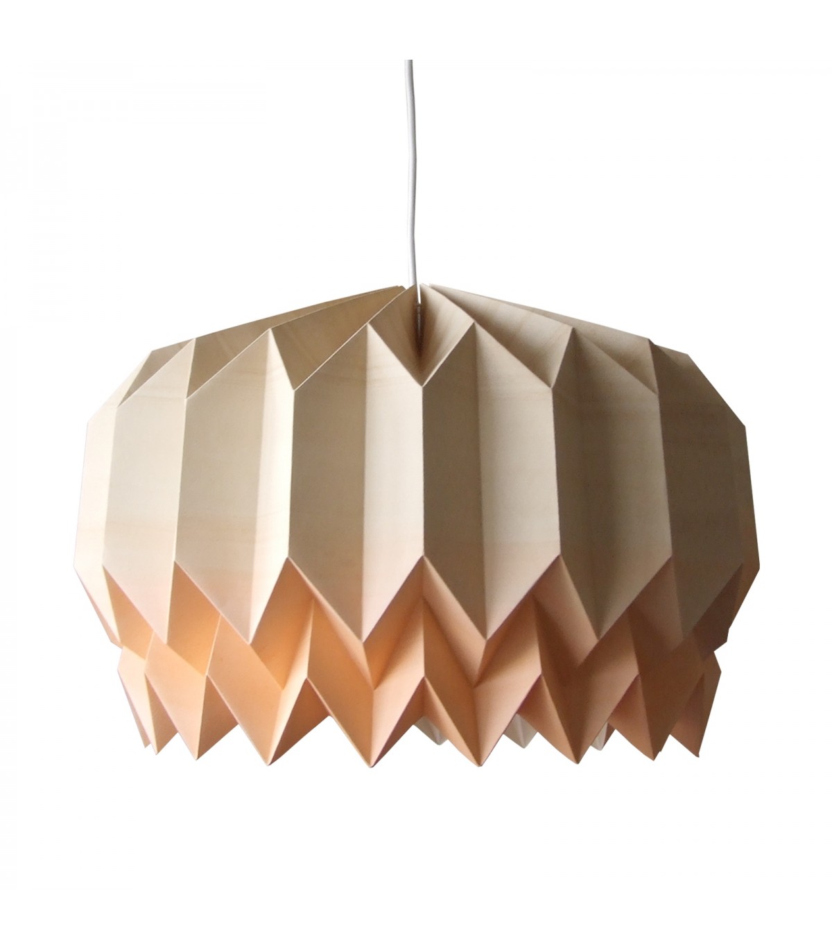 LAMPA ORIGAMI TULIP - GRADIENT CAFEA / PORTOCALIU