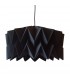 Lampa origami Bu negru - L