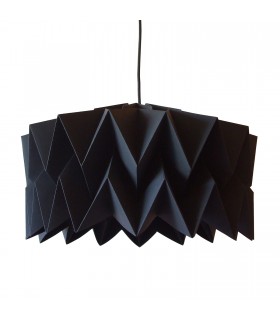 Lampa origami Bu negru - L