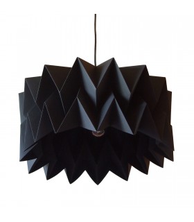 Lampa origami Bu negru - L