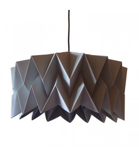 Lampa origami Bu gri - L